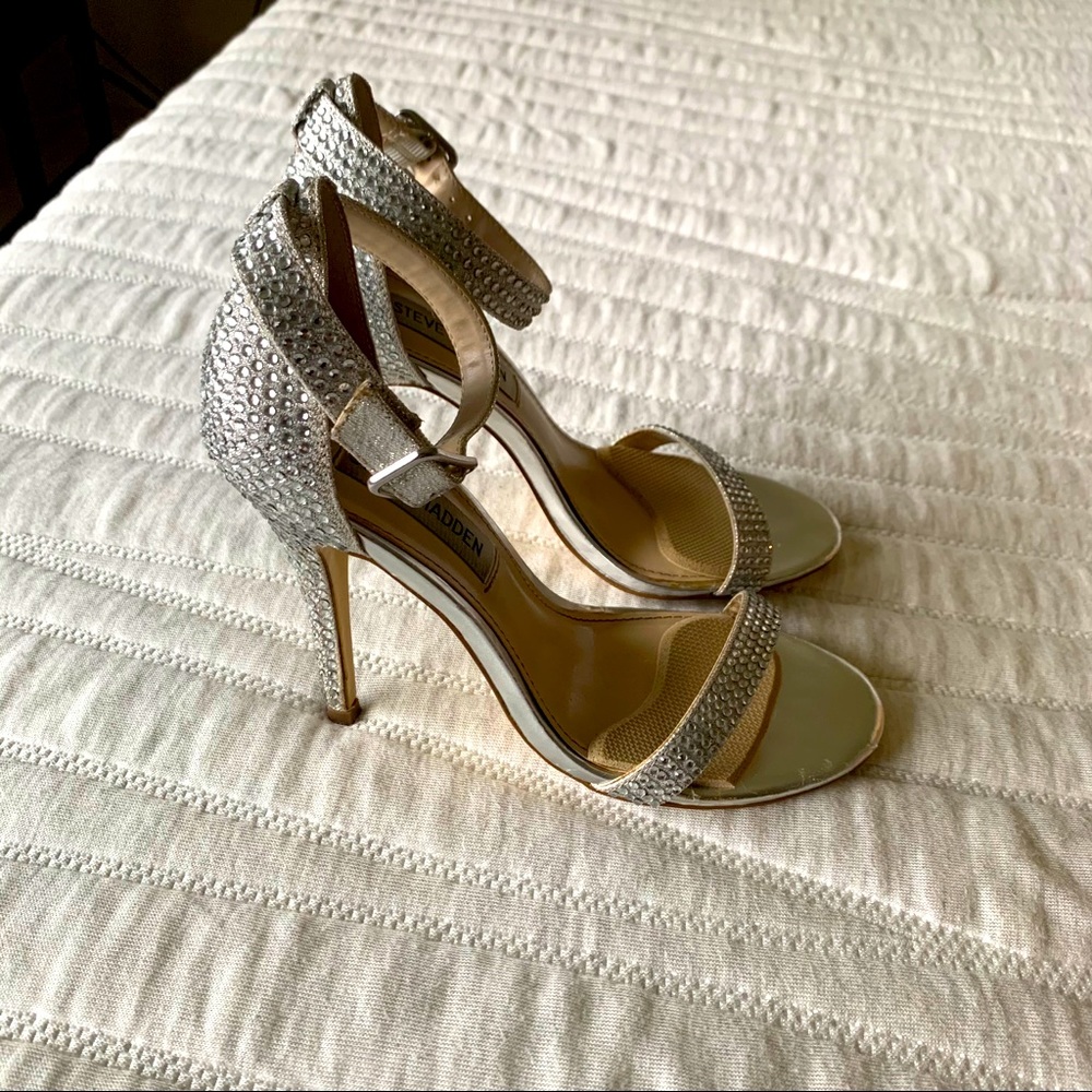 Steve Madden rhinestone heels